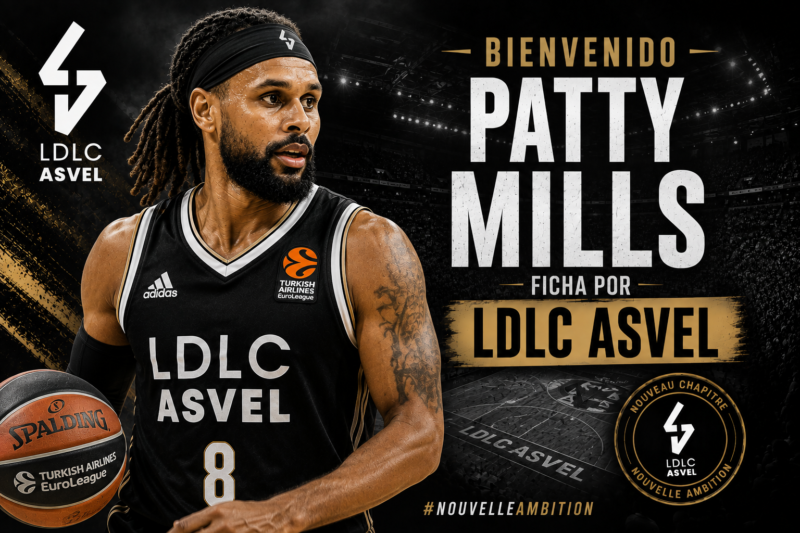Patty Mills se une a LDLC ASVEL Patty Mills ASVEL