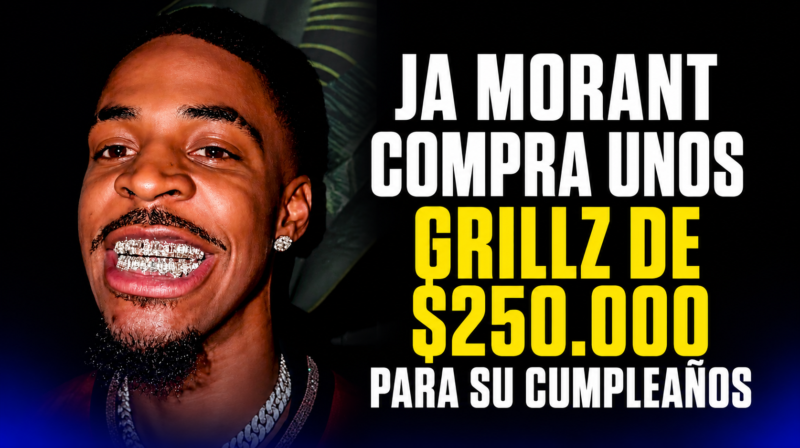 Ja Morant regala un grillz de 250.000 dólares y sonríe en Portland Ja Morant Grillz