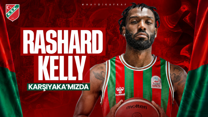 Karşıyaka ficha a Rashard Kelly para la temporada 2026-27 Rashard Kelly Karsiyaka