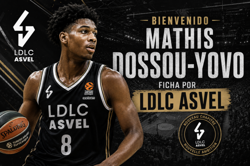 Mathis Dossou-Yovo se une a LDLC ASVEL Mathis Dossou-Yovo ASVEL