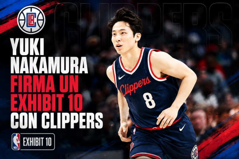 Yuki Kawamura se une a los Clippers con un contrato Exhibit 10 Yuki Nakamura Clippers