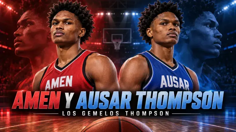 Los Thompson hacen historia: Ausar firma por 155 millones y los gemelos suman 363 Amen y Ausar Thompson scaled