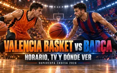 Valencia Basket y Barça: horario y dónde ver la Supercopa Endesa Donde Ver Valencia Basket - Barça