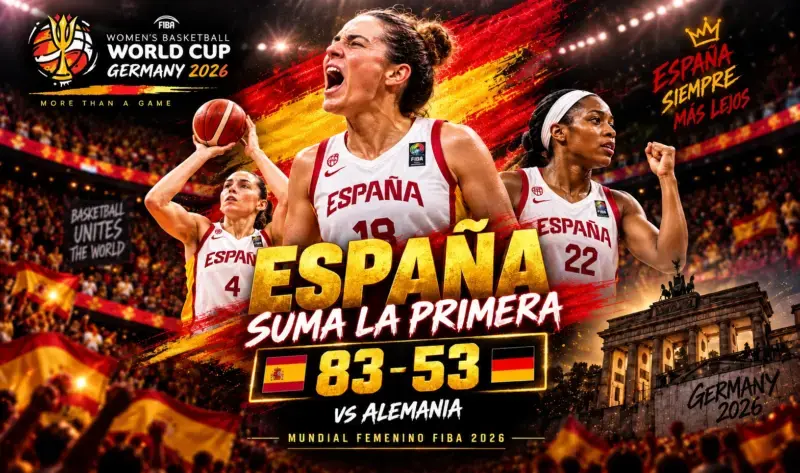 España vence a la anfitriona y se posiciona como candidata fuerte España Alemania Berlin 26