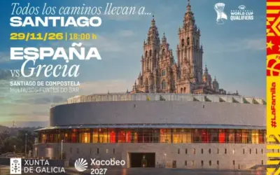 Santiago será sede del partido España-Grecia de baloncesto España Grecia en Santiago