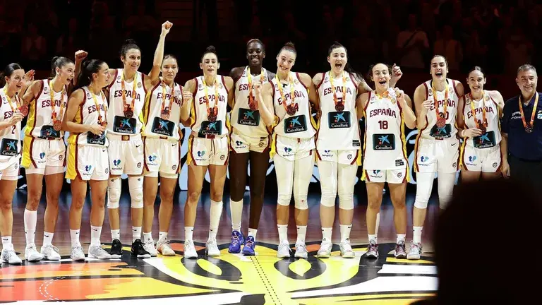 España regresa al podio en el Ranking Mundial Femenino FIBA España bronce Mundial