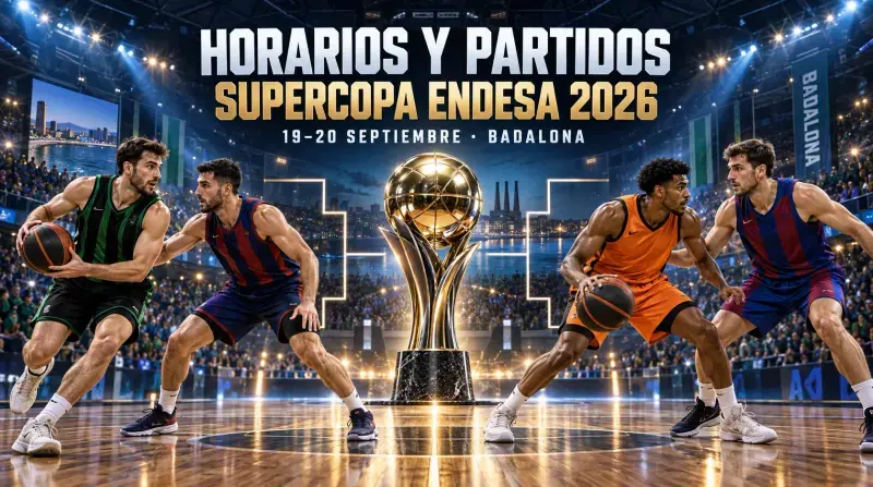 Horarios Supercopa ACB 2026: partidos, cuadro y final Horarios Supercopa ACB 2026 scaled