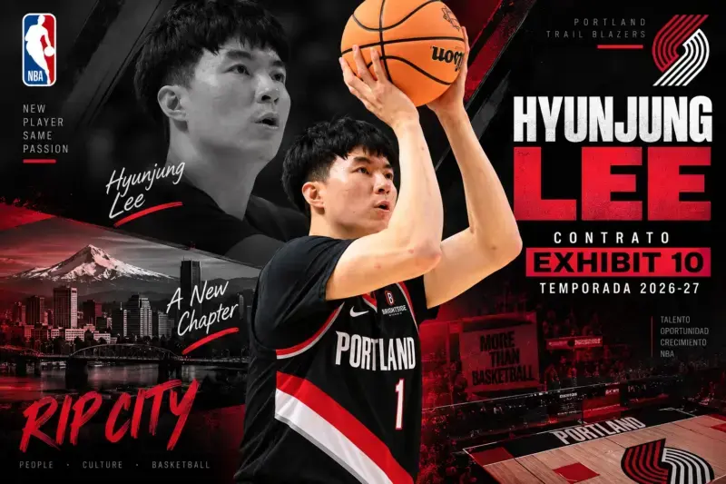 Portland contrata a Hyunjung Lee, destacado triplista japonés Hyunjung Lee jugará en los Blazers