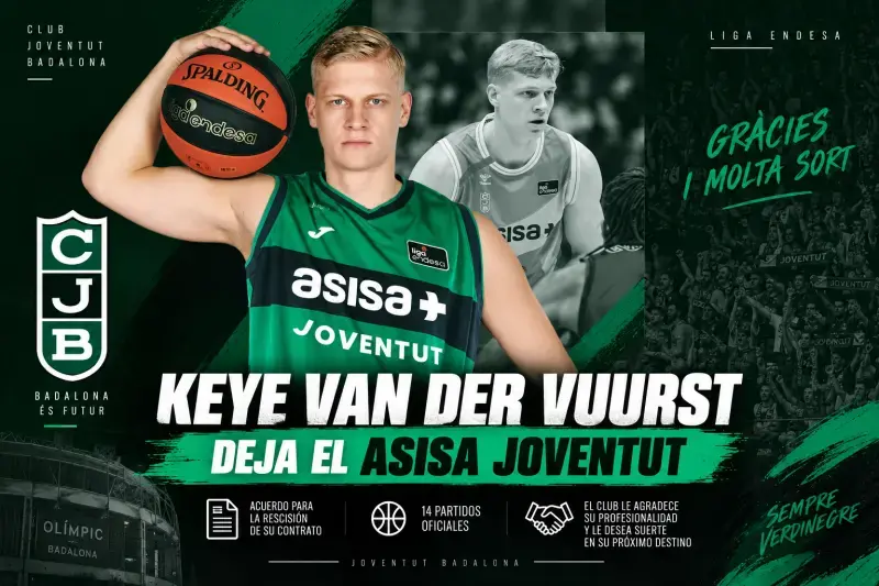 Keye van der Vuurst deja ASISA Joventut oficialmente Keye van der Vuurst deja ASISA Joventut scaled