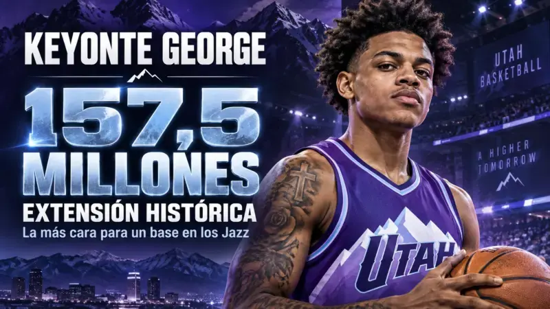 Keyonte George firma la extensión más cara para un base en la historia de los Jazz: 157,5 millones Keyonte George Utah Jazz