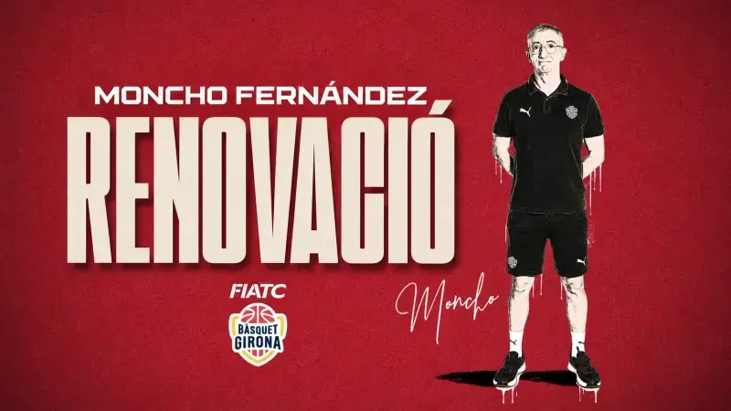 Moncho Fernández renueva con el FIATC Girona hasta 2028 Moncho Fernandez Renovacion scaled