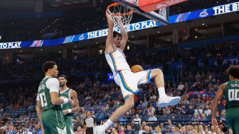 Aday Mara destaca en su debut con los Thunder y recuerda a Pau Gasol Aday Mara OKC