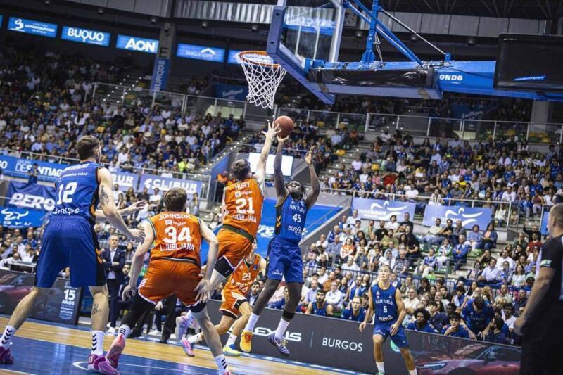 San Pablo Burgos comienza la EuroCup con triunfo 85-81 Burgos Cedevita Eurocup
