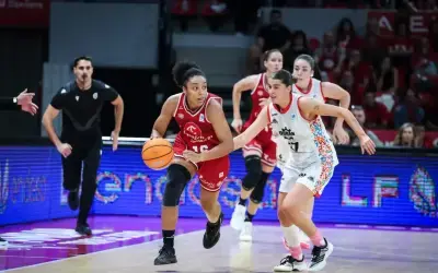 Casademont Zaragoza firma su mejor inicio histórico en LF Endesa tras arrollar 95-64 al Ensino Casademont Zaragoza femenino celebra su victoria por 95-64 ante Ensino en LF Endesa.