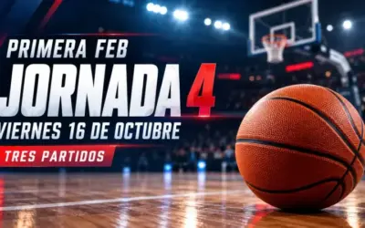 Primera FEB: la cuarta jornada arranca con tres partidos este viernes 16 de octubre J4 Primera FEB