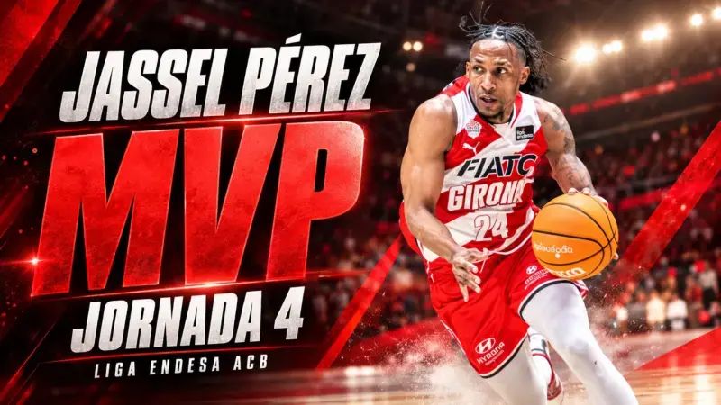 Jassel Pérez MVP de la jornada 4 en Liga Endesa ACB Jassel Perez MVP J4 ACB